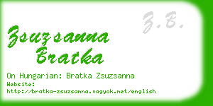 zsuzsanna bratka business card